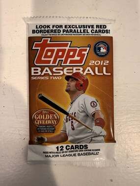 2012 Topps Series Two MLB Baseball Trading Card Sealed Pack (12 Cards)